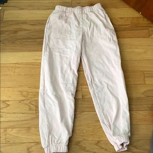 brandy melville rosa sweatpants in pink